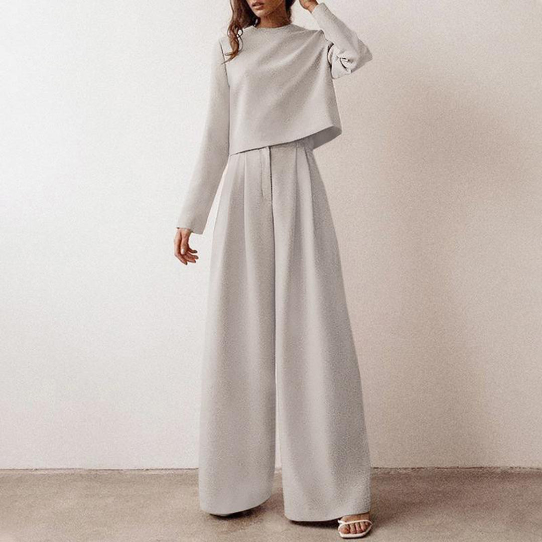 Women's Comfortable Relaxed Fit Pantsuit Set