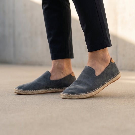 Casual Comfort Slip On Espadrille Shoes - OutfitLondon