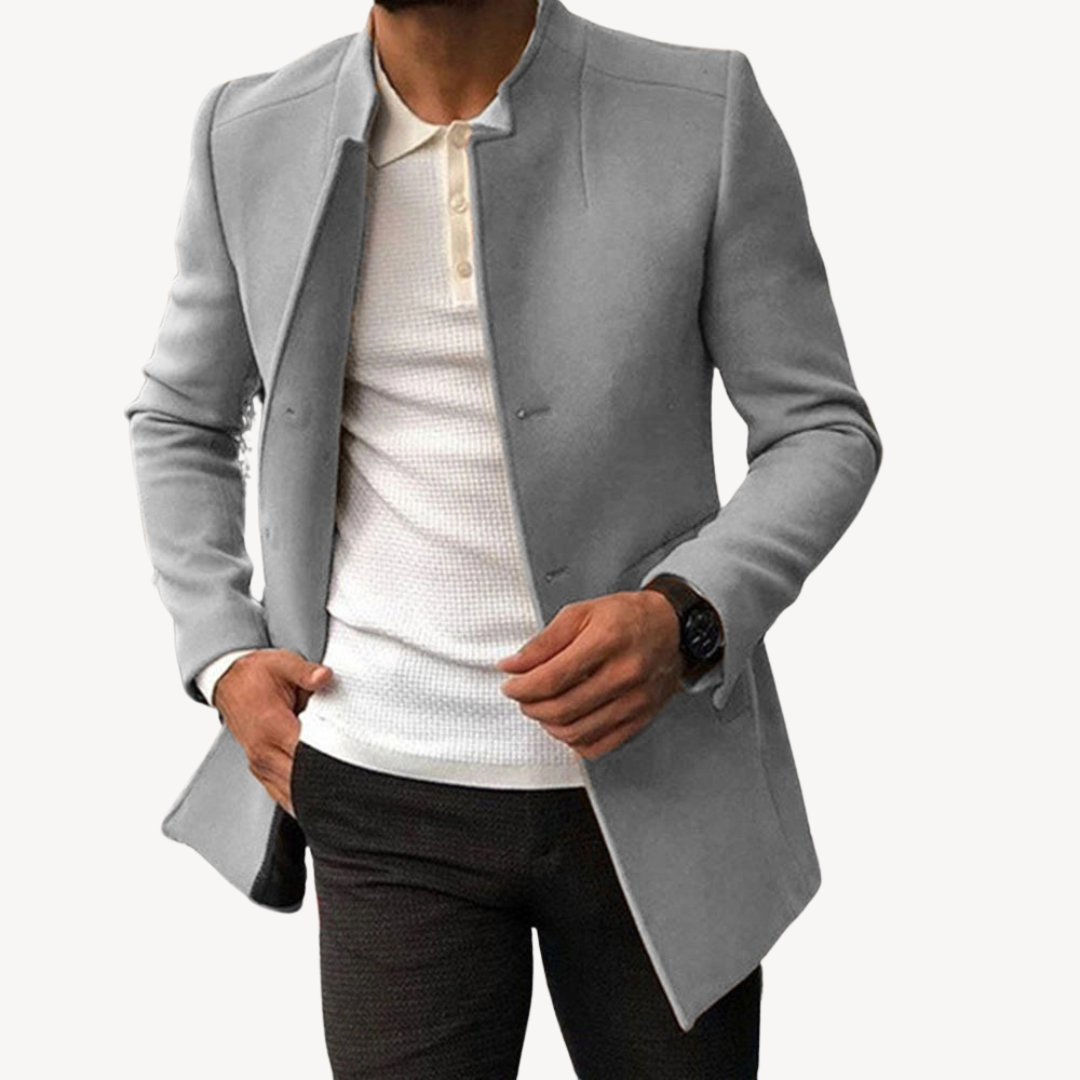 Tailored Fit Winter Wool Pea Coat