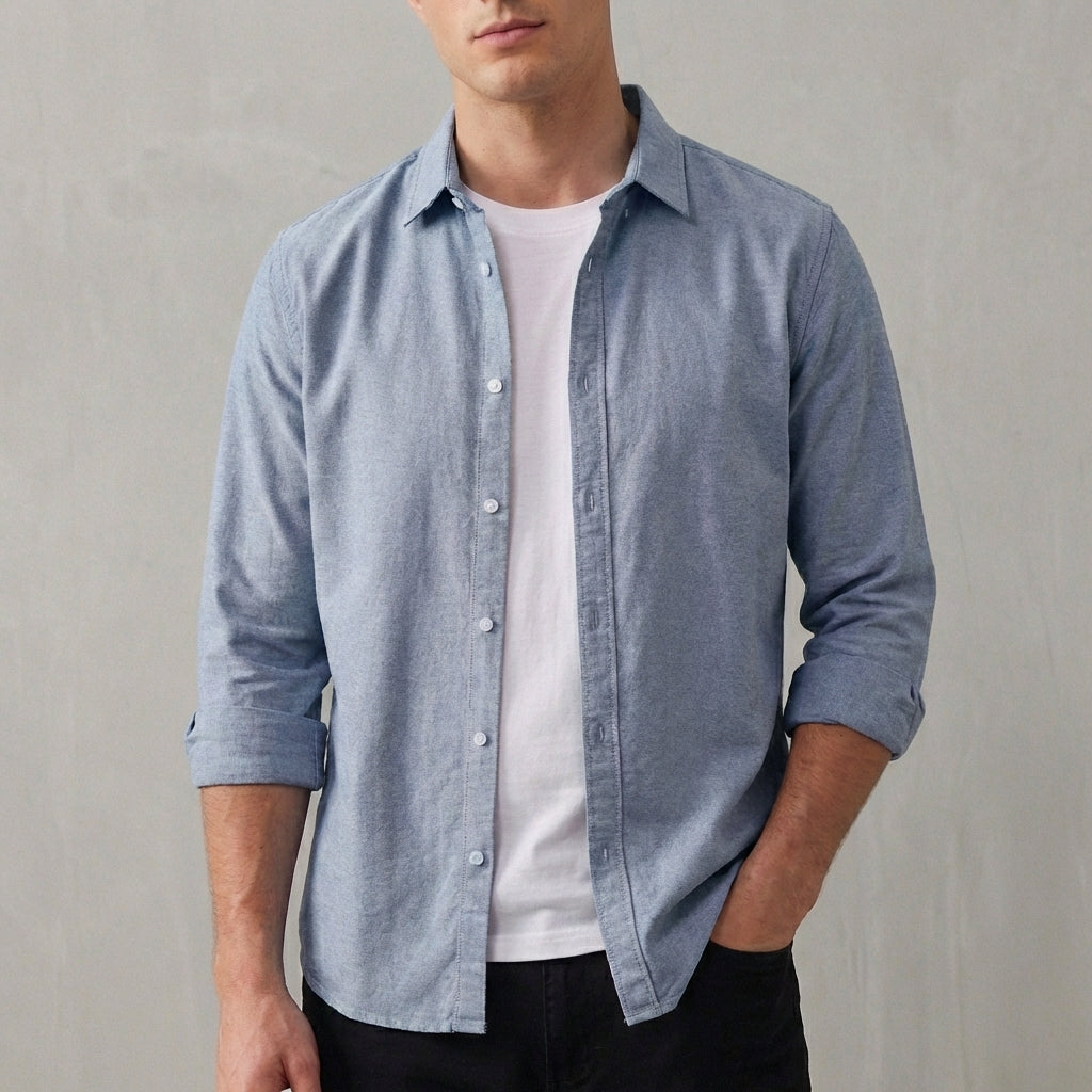 Casual Fit Button Down Long Sleeve Shirt
