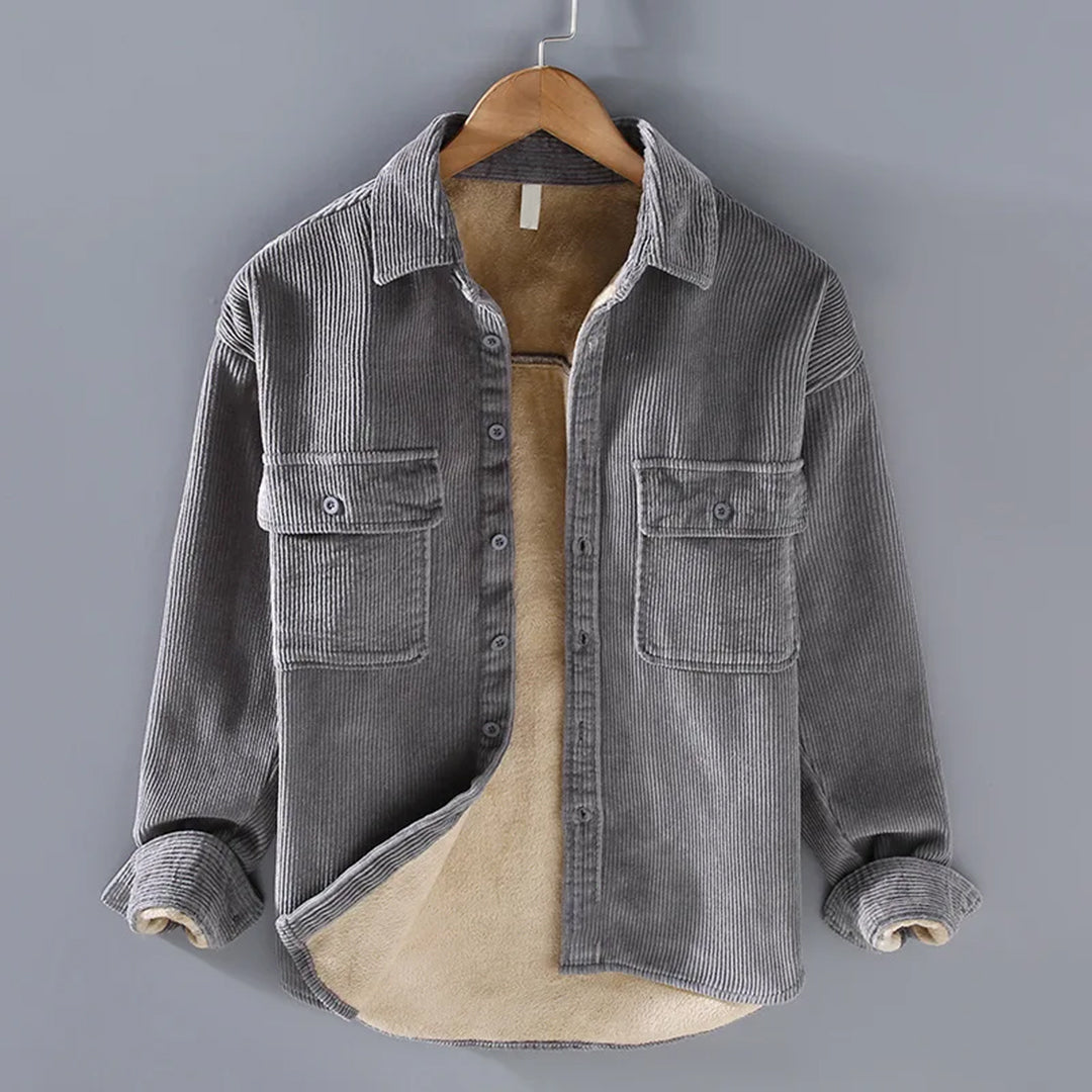 Cozy Thermal Corduroy Snow Jacket