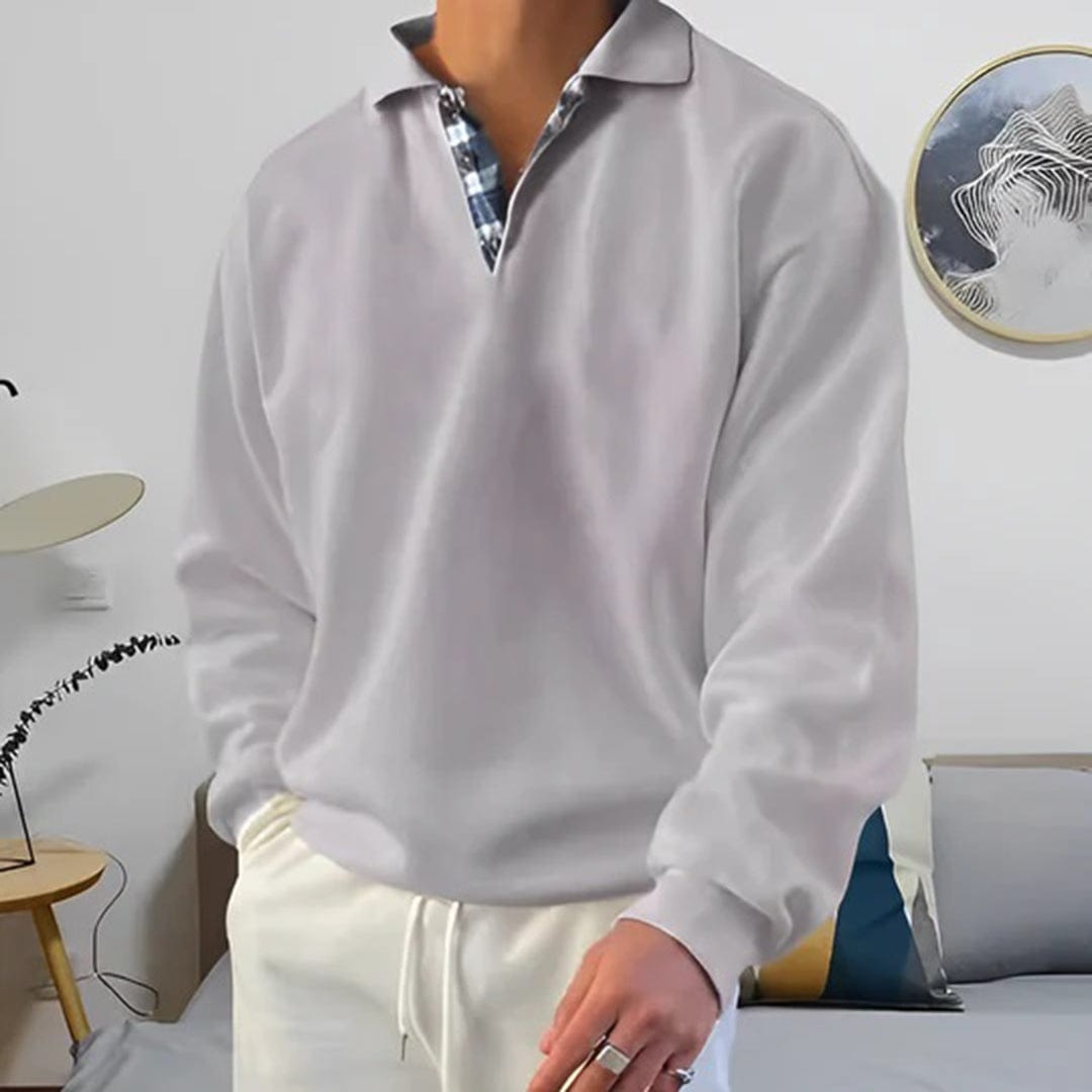 Cozy Fleece-lined Crew Neck Winter Sweater