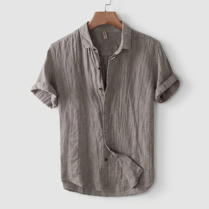 Casual Fit Short Sleeve Collar Shirt