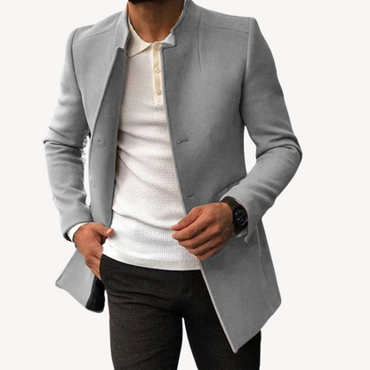 Classic Slim Fit Double Breasted Coat