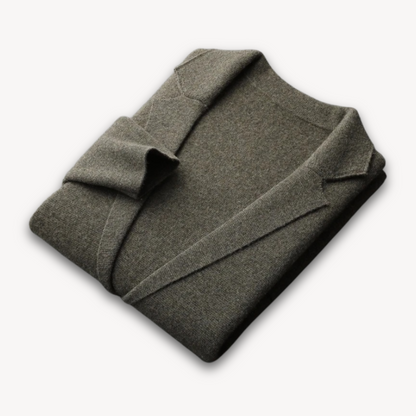 Soft Men's Wool Blend Slim Fit Blazer