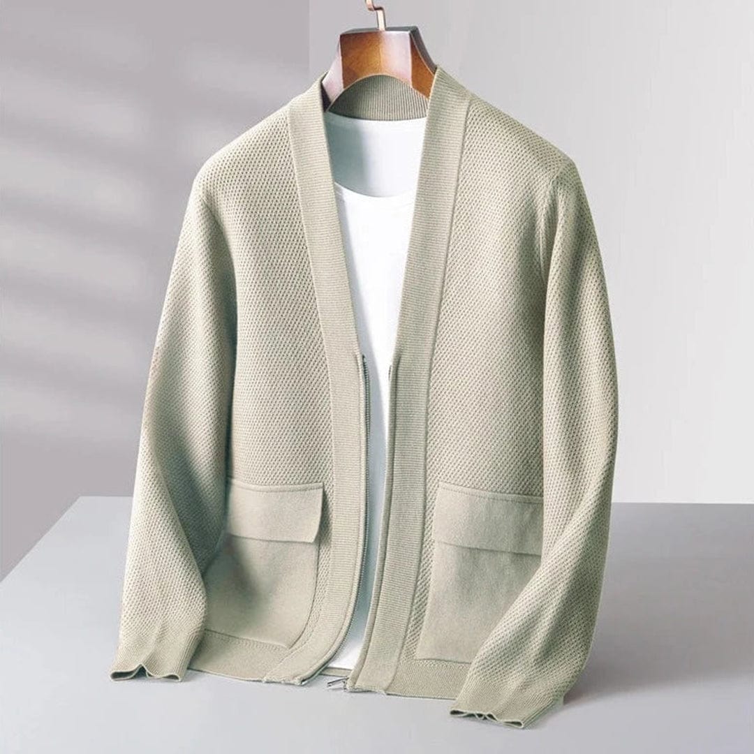 Warm Vintage Knit Cardigan - OutfitLondon