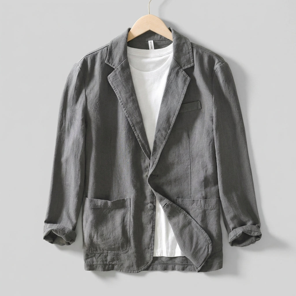 Classic Fit Collared Jacket