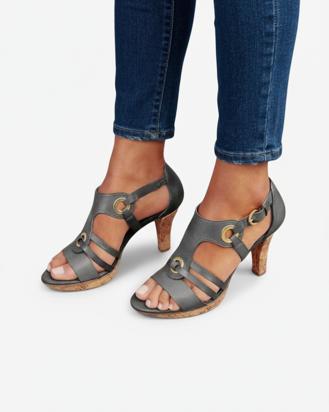 Comfortable Ankle Strap Open Toe Sandals for Women - OutfitLondon