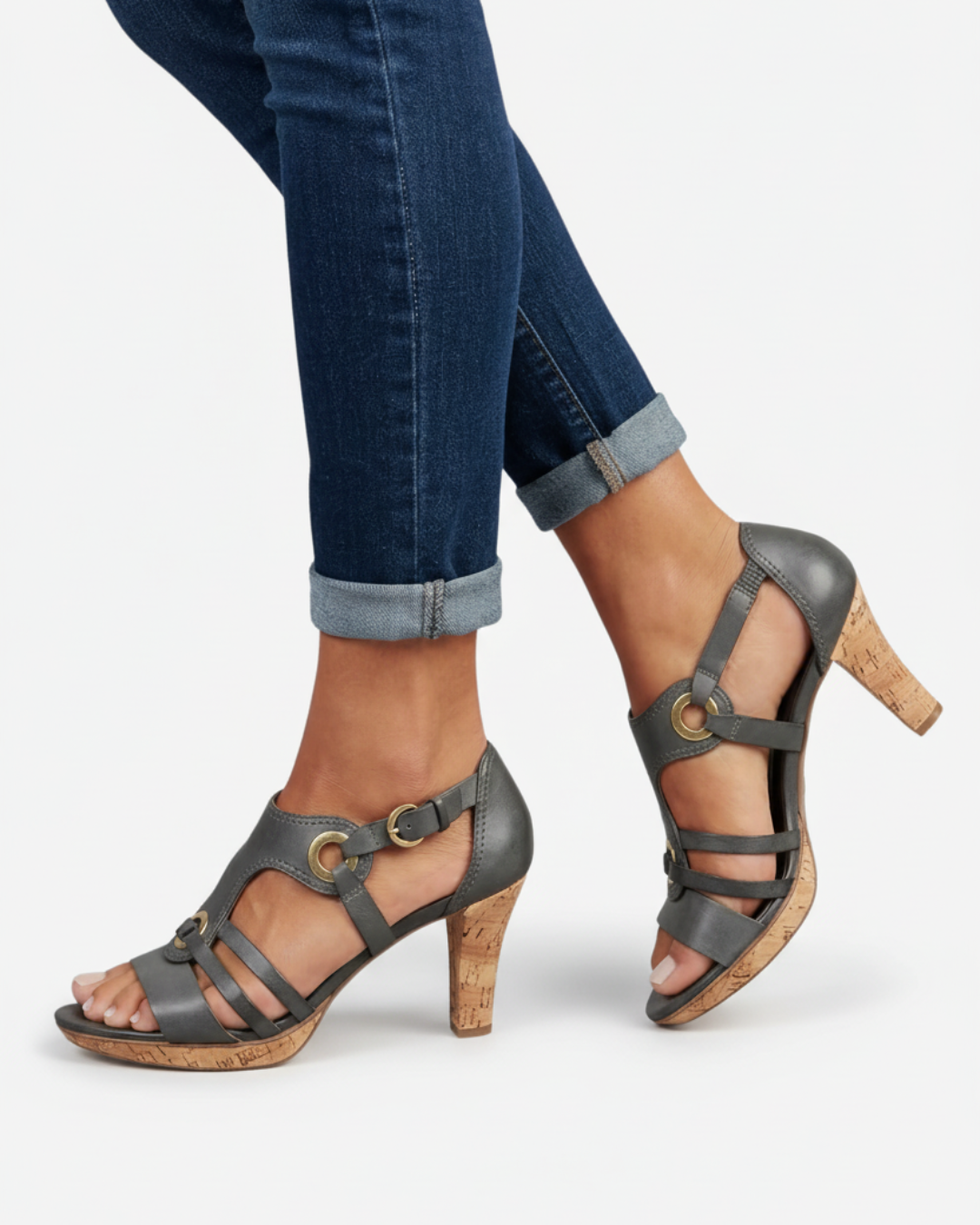 Comfortable Ankle Strap Open Toe Sandals for Women