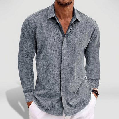 Casual Classic Long Sleeve Button Shirt