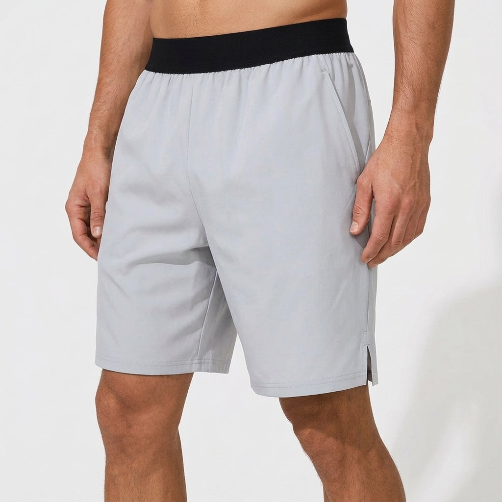 Comfortable Casual Shorts with Elastic Waist and Pockets
