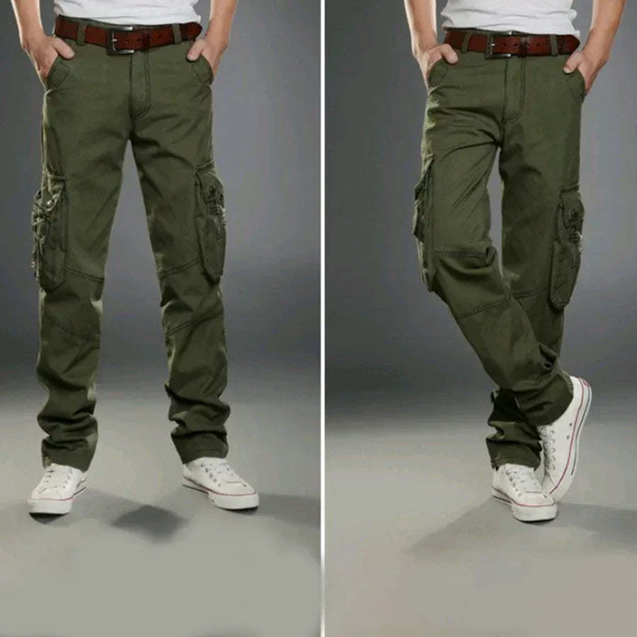 Comfortable Classic Straight Leg Cargo Pants