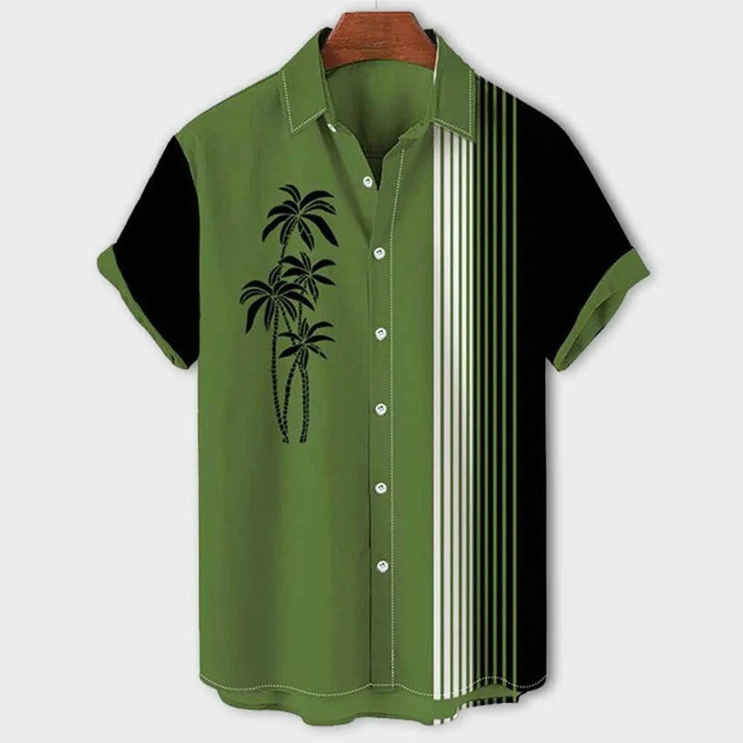 Colorful Hawaiian Style Mens Polo Shirt
