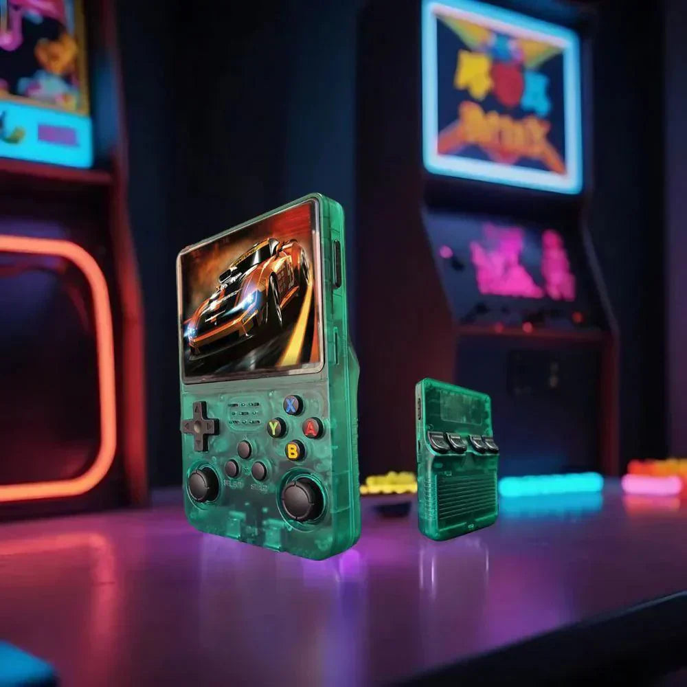 Compact Handheld Gaming Console with HD Screen and USB