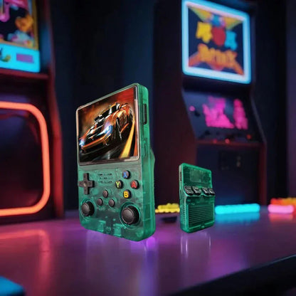 Compact Handheld Gaming Console with HD Screen and USB