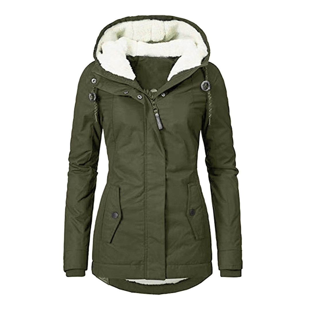 Warm Women's Waterproof Jacket With Fleece Lining - OutfitLondon