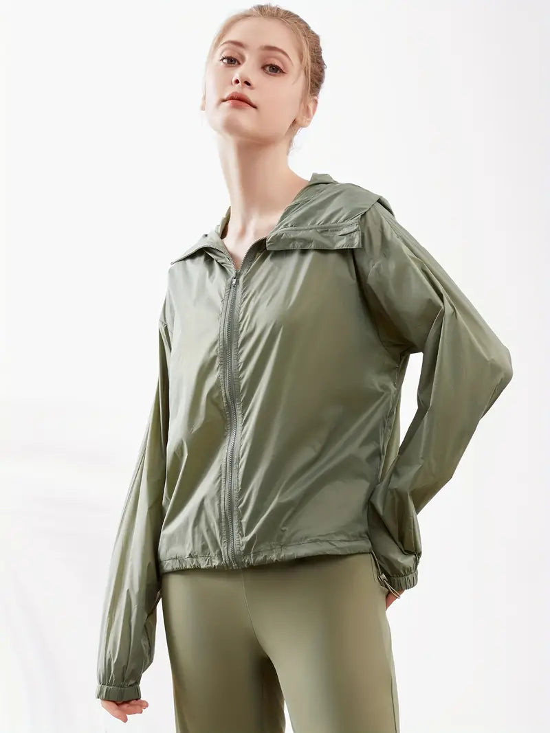 Rainproof Ladies Windbreaker Coat