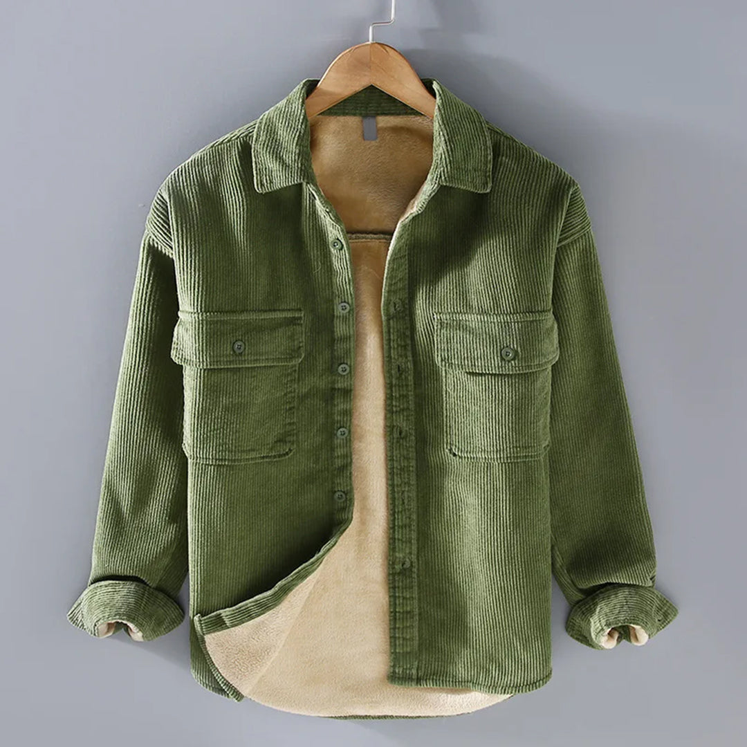 Cozy Thermal Corduroy Snow Jacket