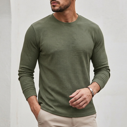 Classic Fit Textured Knit Top