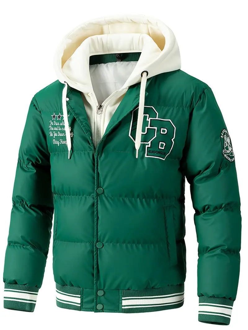 Relaxed Fit Men's Hoodie Jacket