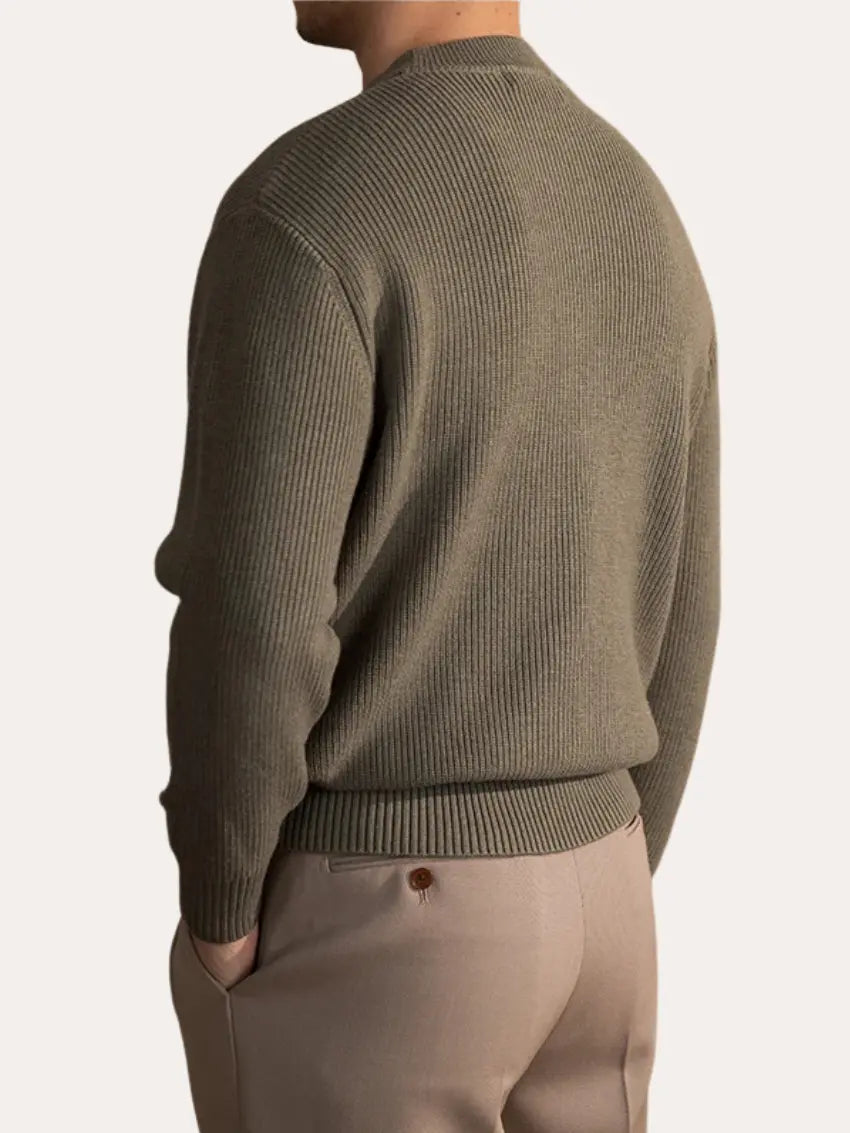 Classic Fit Crew Neck Sweater Men