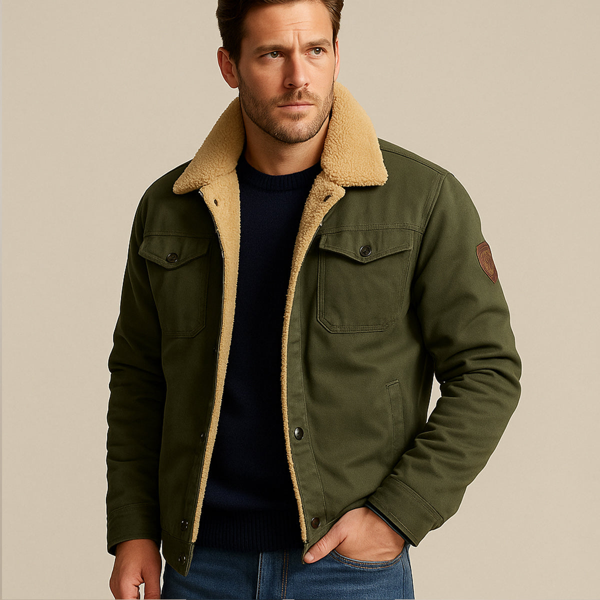Thermal Insulated Mens Winter Parka Coat