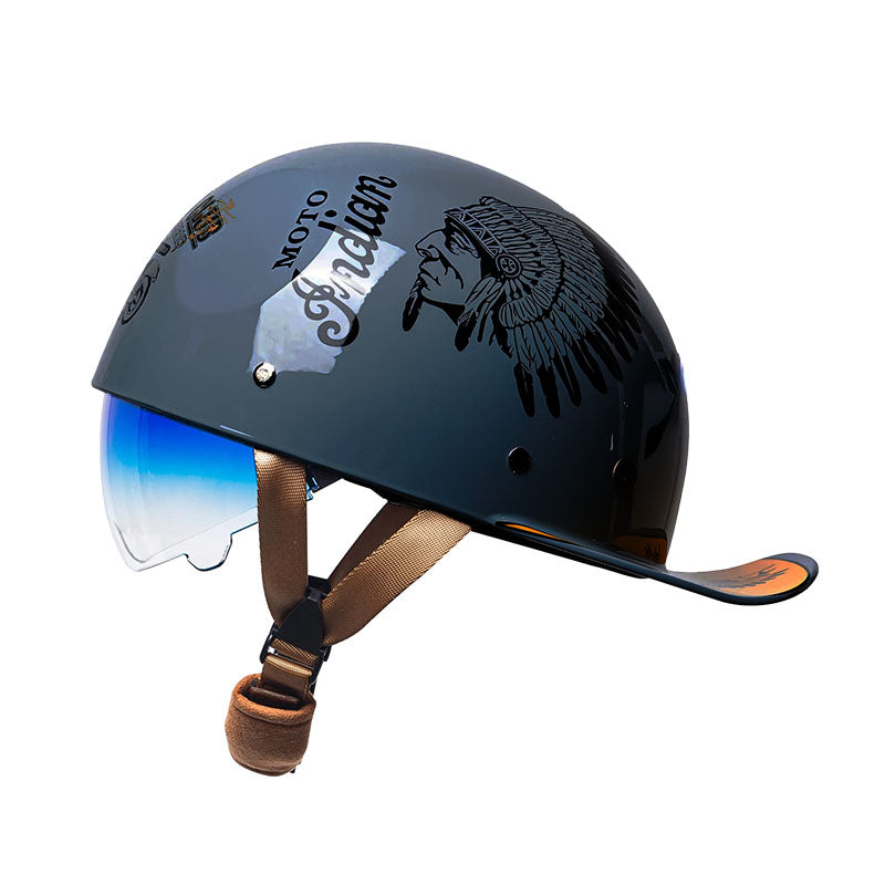 Tough Motorcycle Bike Helmet Safe ABS Shield