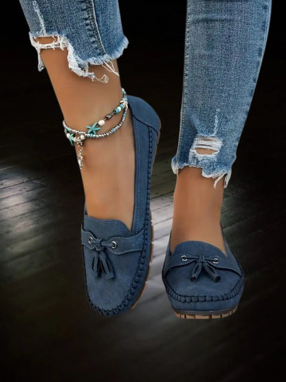 Comfortable Women's Moccasin Slippers with Soft Insoles