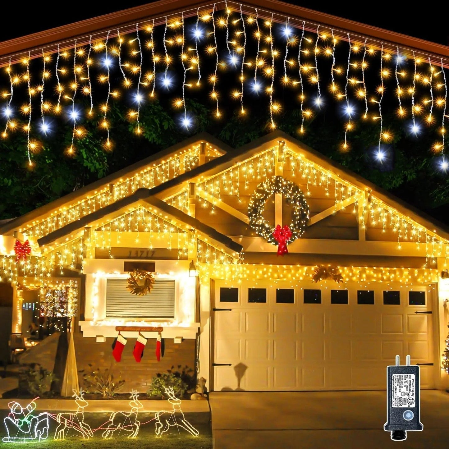 Warm White Solar Fairy Lights Outdoor 4m Decoration