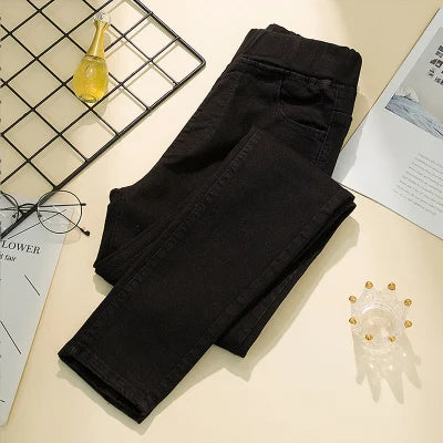 Relaxed Fit High Waisted Skinny Jeans