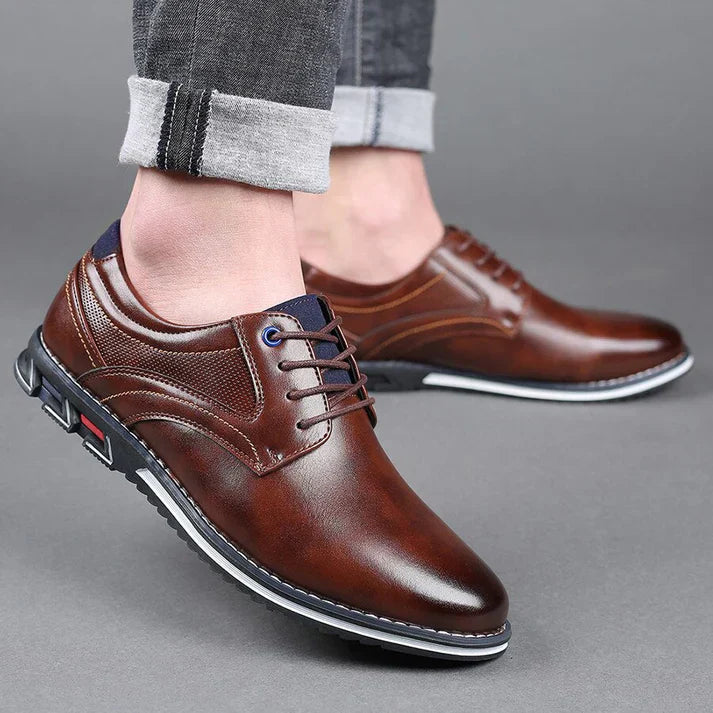 Comfortable Leather Ergonomic Work Shoes