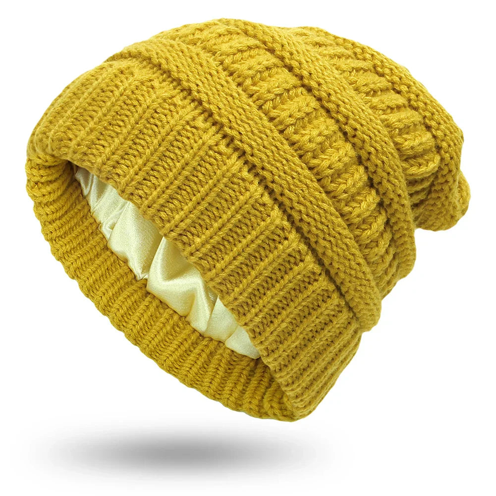 Cozy Ladies Warm Cable Beanie Hat