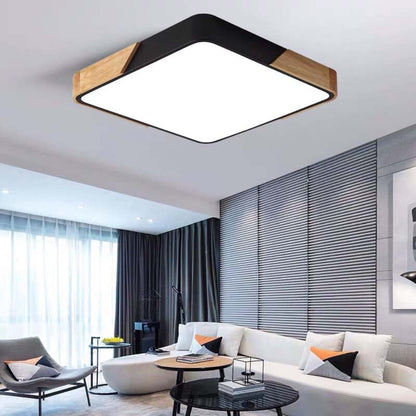 Natural Wooden Drop Light