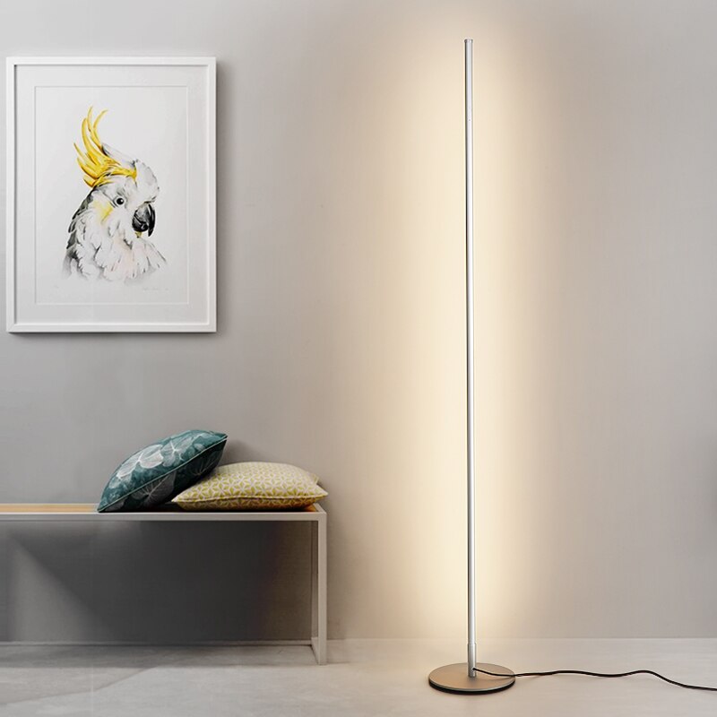 Tall Elegant Floor Lamp with Bright LED Lights