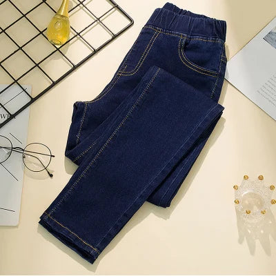 Relaxed Fit High Waisted Skinny Jeans