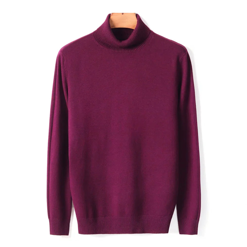 Textured Crew Neck Sweater Men