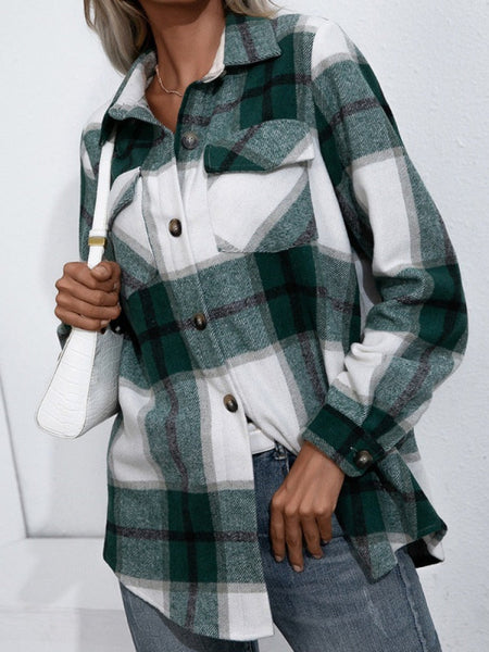 Cozy Checked Pullover Sweater for Ladies - OutfitLondon