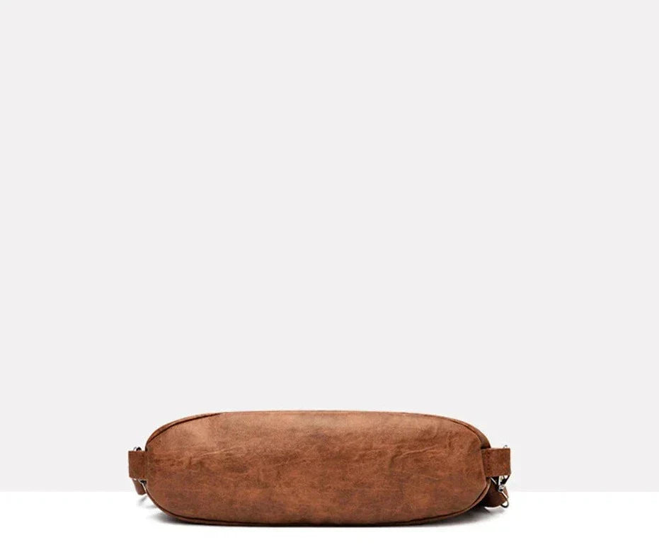 Practical Multi Pocket Leather Tote Bag