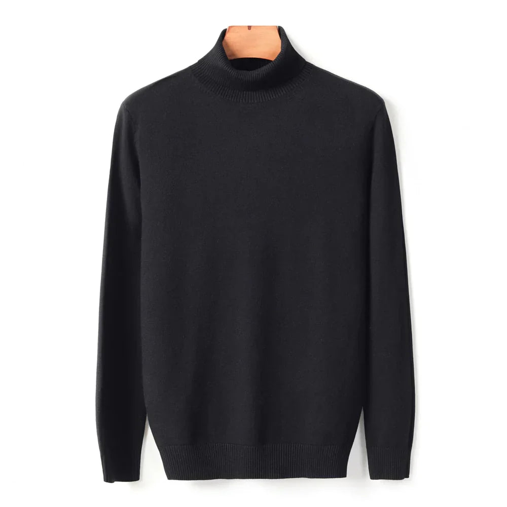 Textured Crew Neck Sweater Men