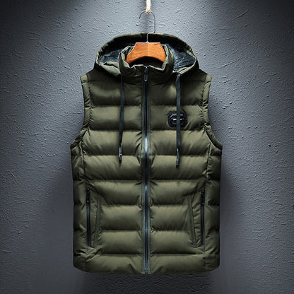 Insulated Water-Resistant Men's Puffer Vest