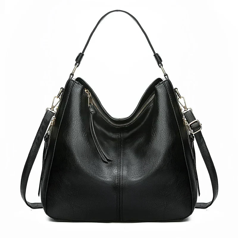 Big Vintage Style Tote Shoulder Bag