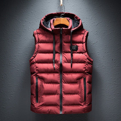 Insulated Water-Resistant Men's Puffer Vest