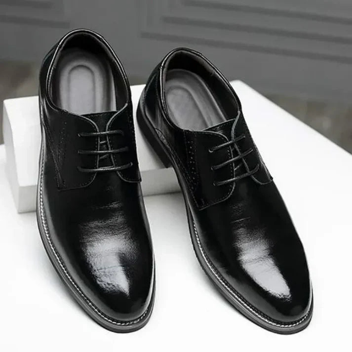 Men's Classic Formal Leather Lace Up Work Shoes