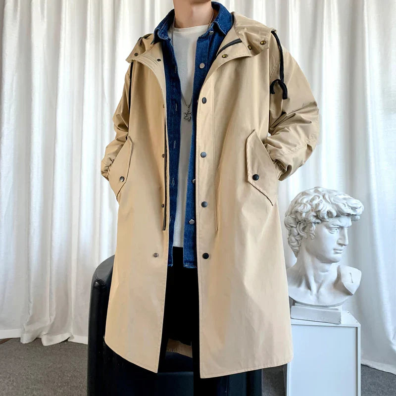 Big Casual Men's Hooded Jacket