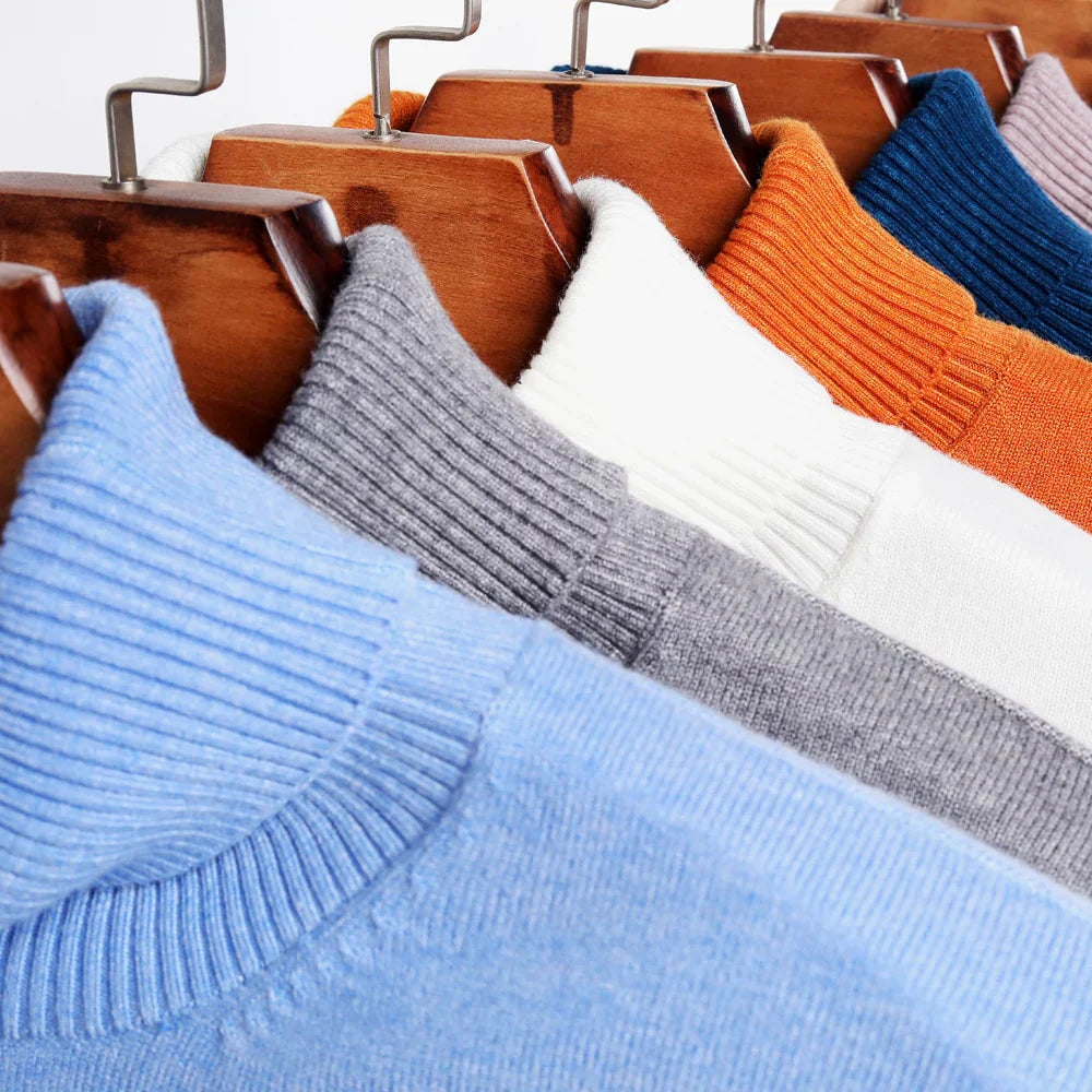 Textured Crew Neck Sweater Men