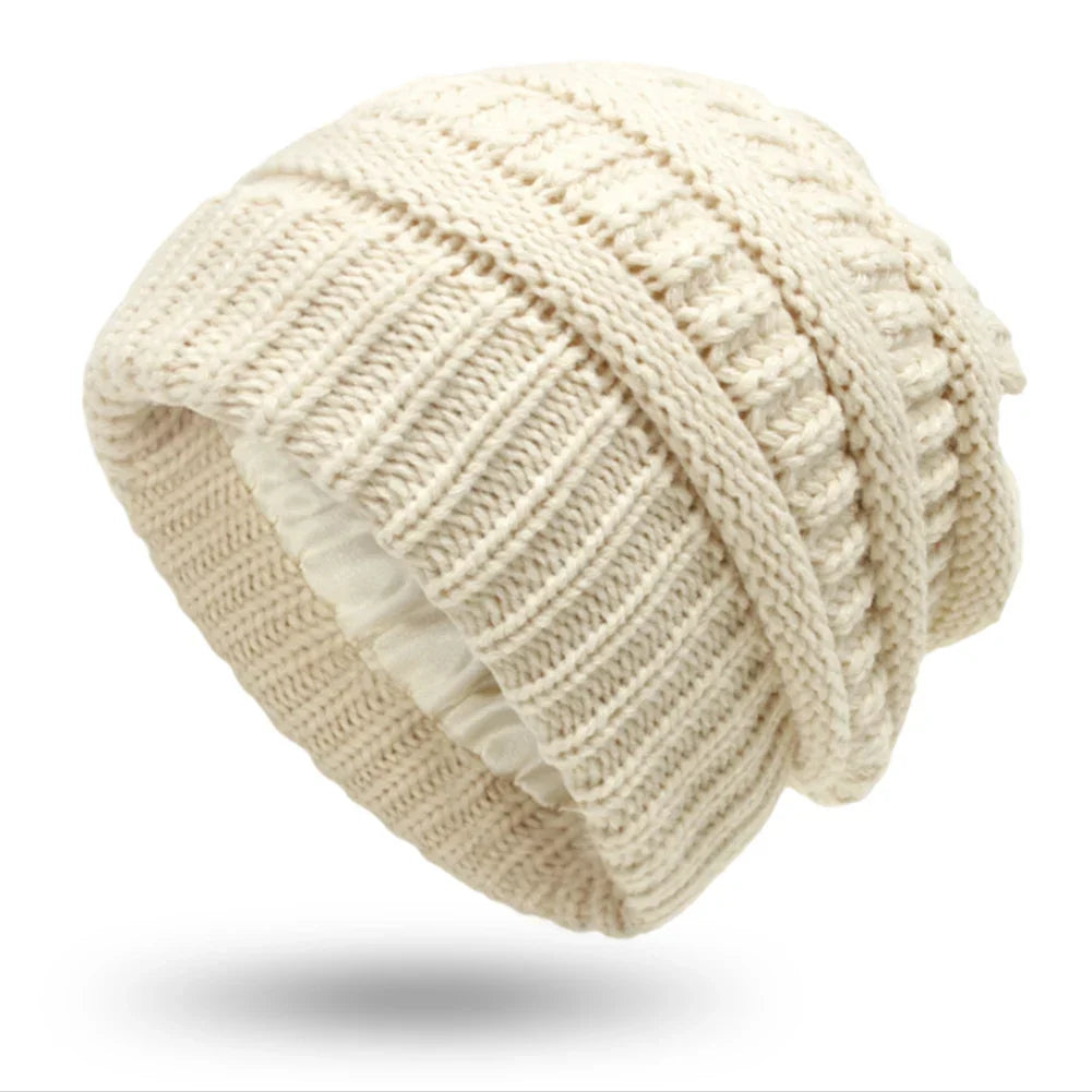 Cozy Ladies Warm Cable Beanie Hat