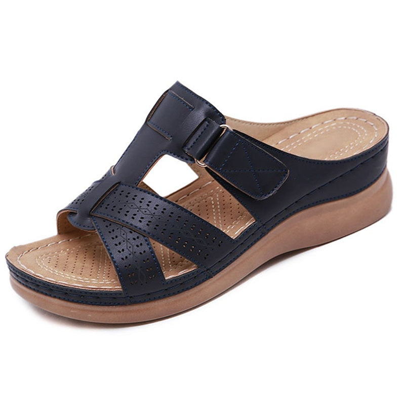Soft Women's Contour Wedge Sandals - OutfitLondon