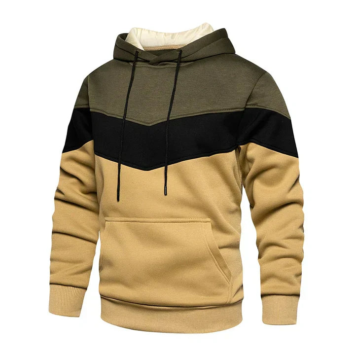 Men's Classic Striped Crew Neck Sweatshirt