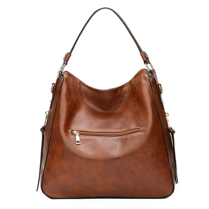 Big Vintage Style Tote Shoulder Bag