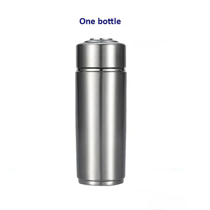 Pure Water Bottle with pH Filter Stainless Steel